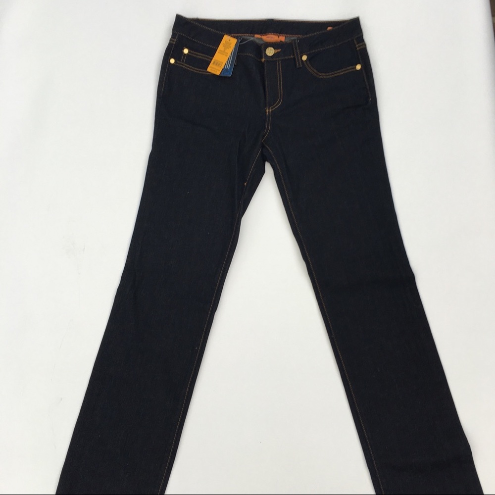 NWT Tory Burch dark wash straight leg jeans
